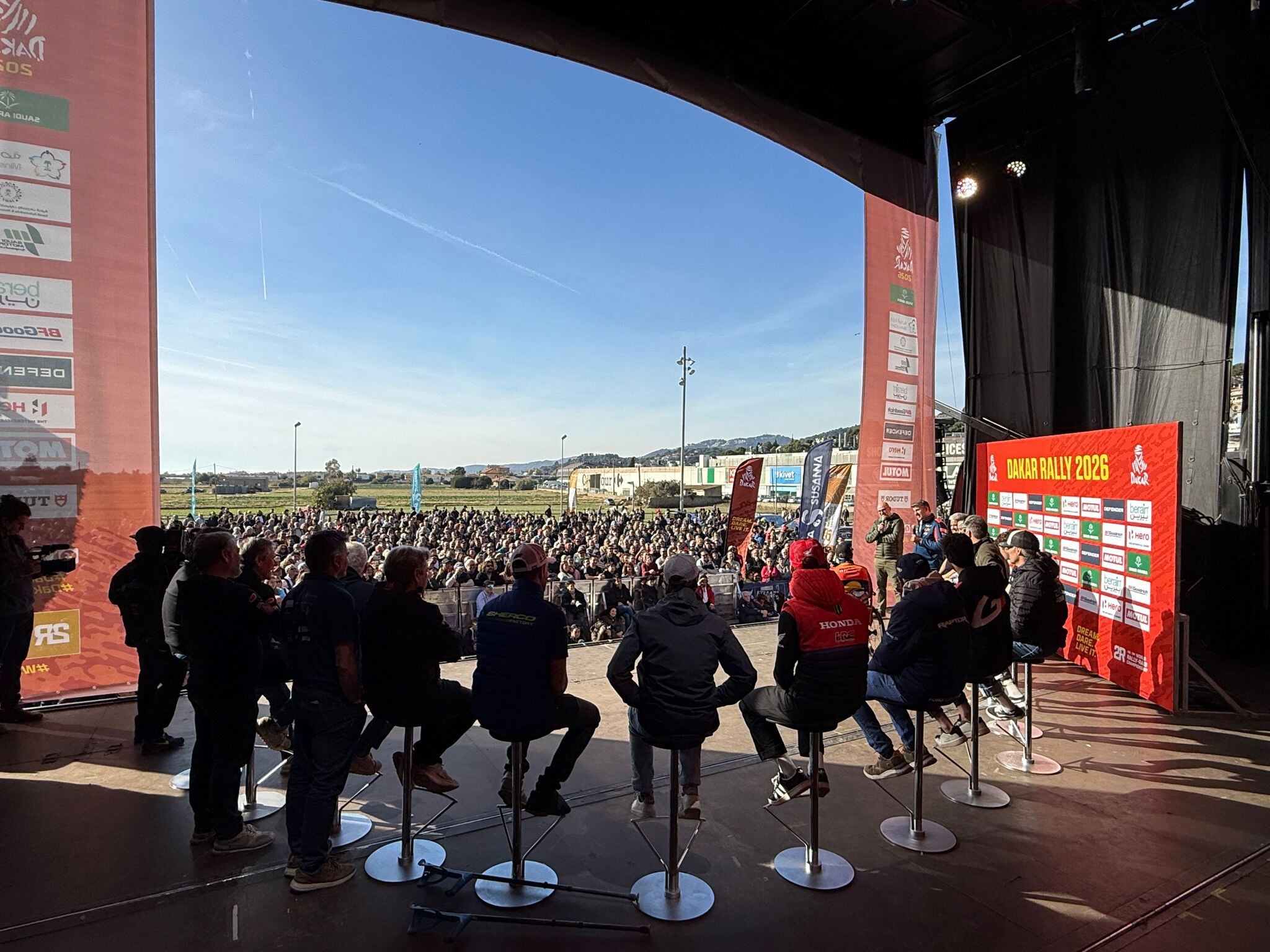 Presentación del Dakar en Barcelona.