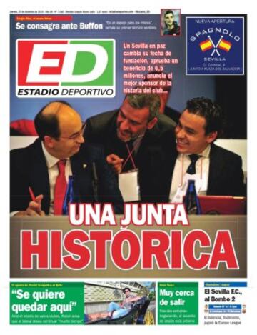 Portadas de la prensa mundial