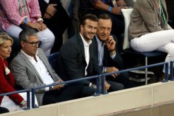 Kevin Spacey y David Beckham.