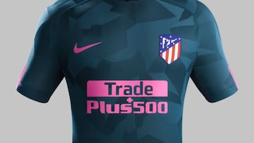 La tercera equipaci&oacute;n del Atl&eacute;tico. 