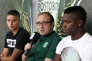 Atlético Nacional presenta otros dos nuevos refuerzos para el segundo semestre de 2018. Juan Pablo Ramírez y Carlos Rivas se unen al equipo antioqueño.