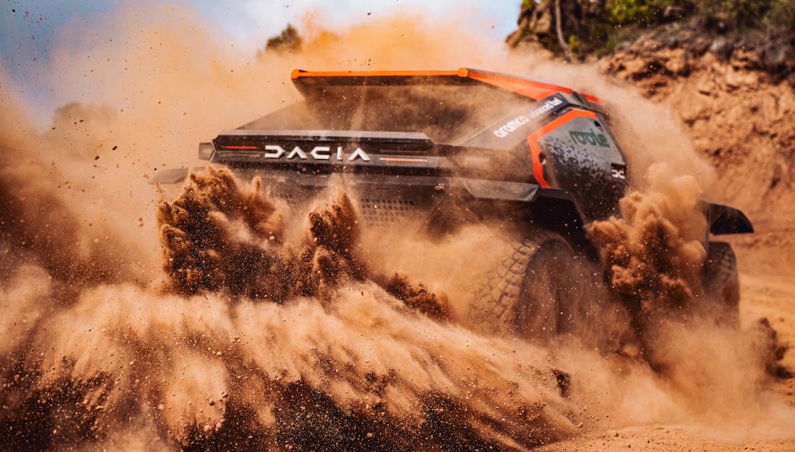 El Dacia Sandrider del Dakar en el que subió AS con Cristina Gutiérrez.