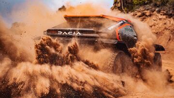 El Dacia Sandrider del Dakar en el que subió AS con Cristina Gutiérrez.