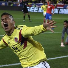 'Cucho' Hernández marca el gol más rápido en un debut con la Selección Colombia