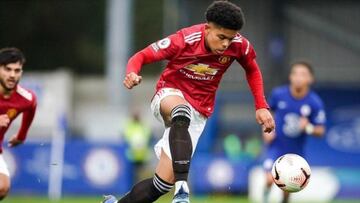 Shola Shoretire, con el Manchester United.