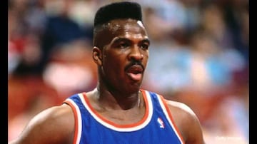 Charles Oakley during his time with the New York Knicks