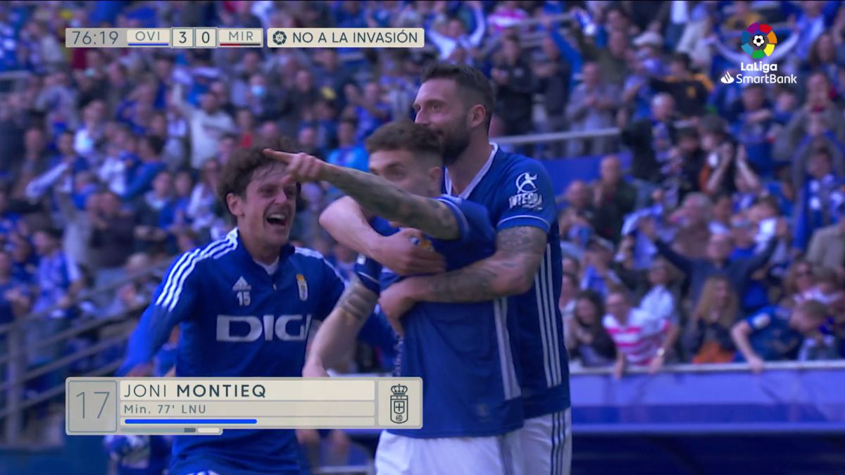 Resumen y goles del Oviedo vs Mirandés de la Liga SmartBank