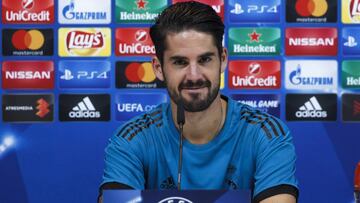 Isco, en conferencia de prensa.