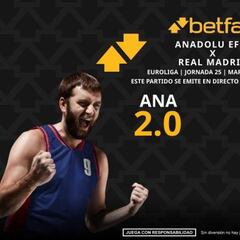 Anadolu Efes vs. Real Madrid: horario, dónde ver, pronósticos, estadísticas y clasificación