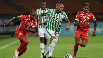 Nacional y América empataron 2-2 por la octava fecha de la Liga BetPlay