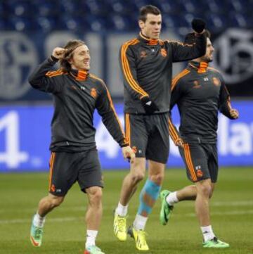 Modric, Bale e Isco.