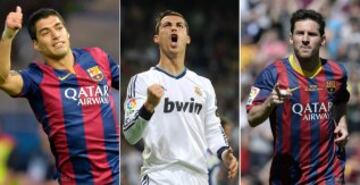 Luis Suárez, Lio Messi y Cristiano Ronaldo lucharán por ser el Mejor Jugador de la UEFA. El resultado se conocerá el 27 de agosto.