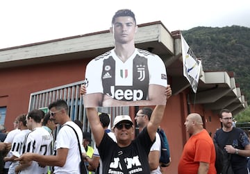 El debut de Cristiano con la Juve en Turín