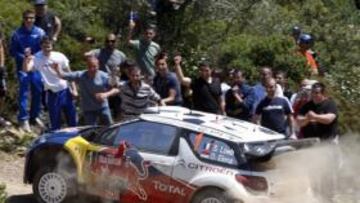 Loeb: "Ha sido una carrera muy dura y muy arriesgada"