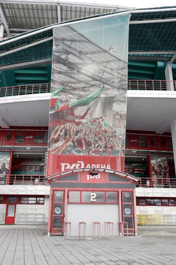Alrededores del estadio del Lokomotiv de Mosc¨².