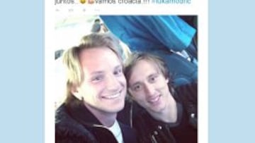 Rakitic y Modric.