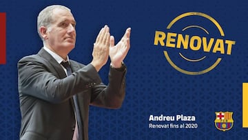 Andreu Plaza renueva con el FC Barcelona Lassa hasta 2020