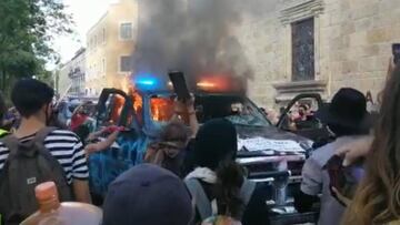 Centro de Guadalajara, campo de batalla en protesta por Giovanni López