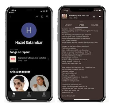YouTube Music ya te recuerda lo que has escuchado en siete días