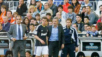 23/04/11  PARTIDO PRIMERA DIVISION
VALENCIA - REAL MADRID 
DEBUT NACHO MOURINHO
PUBLICADA 25/04/11 NA MA12 1COL