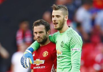 Juan Mata y David de Gea han disputado 180 partidos juntos.