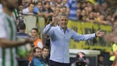 Quique Setién asks Betis fans to bear with work in progress