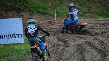 Cairoli y Lupino, en el Nacional italiano de motocross en Ponte a Egola.