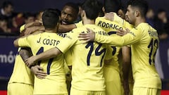 El Villarreal se ceba en El Sadar al ritmo de Santos Borré