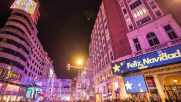 Cu¨¢ndo se encienden las luces de Navidad en Madrid