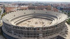 Estado actual del Nou Mestalla.