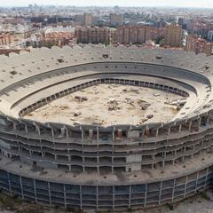 El Nuevo Mestalla reanudará las obras 5.798 días después