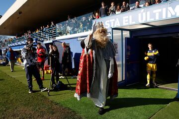 El rey Gaspar en su visita a Alcorcón. 