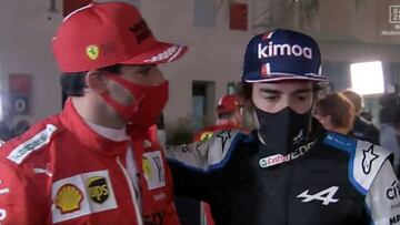 Sainz a Alonso: "C..., buena 'quali' para llevar dos a?os parado"