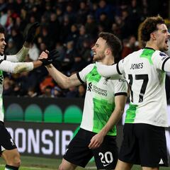 Luis Díaz y una asistencia de lujo en victoria de Liverpool