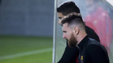 Messi hace sólo parte del trabajo y es duda para Sevilla