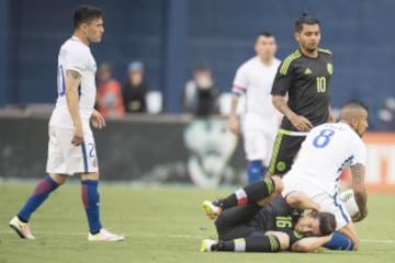 Chile vs México, en imágenes