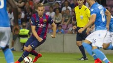 Deulofeu, ante el Nápoles.