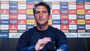 GRAF3216. LAS ROZAS (MADRID), 07/12/2018.- El t&eacute;cnico del Boca Juniors, Guillermo Barros Schelotto, durante la rueda de prensa que ofreci&oacute; hoy en Ciudad del F&uacute;tbol de Las Rozas con motivo del partido de vuelta de la final de la Copa L