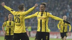 Aubameyang bags four as Bayern slip to home draw