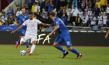 0-2. Ferrán Torres marca el segundo gol.