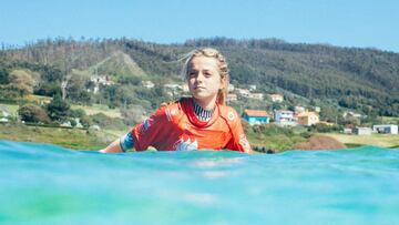 Janire Gonzalez-Extabarri durante el pasado Campeonato de Espa&ntilde;a de surf.