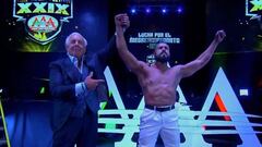 Ric Flair y Andrade &#039;El &Iacute;dolo&#039; en Triplemania XXIX.