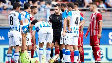 Aprobados y suspensos de la Ponferradina: Error grave de Espiau y debut de Enrich