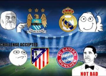 "Did anyone doubt we'd get Manchester City?" and other funny memes