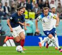 Inglaterra 1 - Francia 2: resumen, goles y resultado del partido
