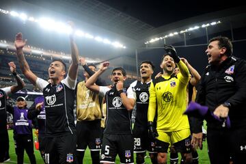 Así celebró el plantel de Colo Colo en el Arena Corinthians