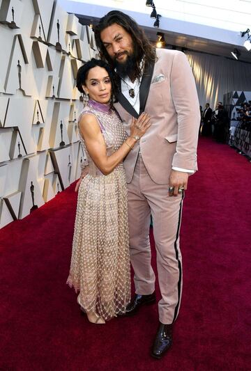 Lisa Bonet y Jason Momoa.