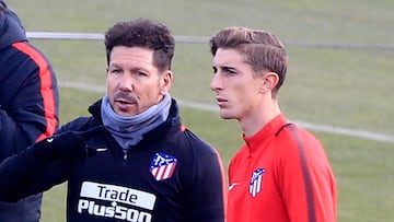 08/12/17 ENTRENAMIENTO DEL ATLETICO DE MADRID RENTERO SIMEONE ENTRENADOR