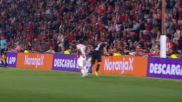 La insólita lesión de Felipe Loyola en Independiente: pocas veces se vio algo así