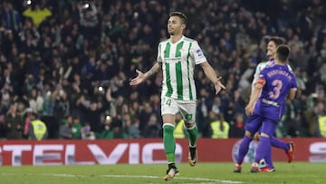 El delantero canario del Betis, Rubén Castro.